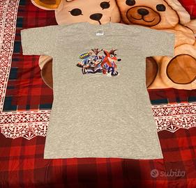T-shirt nuove di videogiochi Crash Super Mario