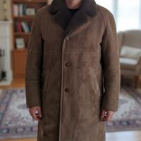 Montone Uomo Vintage in Vera Shearling anni 80