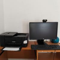 Computer HP più stampante Canon e scansione