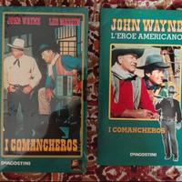 John Wayne l'eroe americano. 9 Film in VHS.