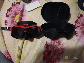maschera con attacco go pro 