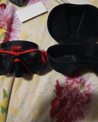 maschera con attacco go pro 