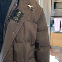 Piumino lungo uomo Fay, colore marrone scuro
