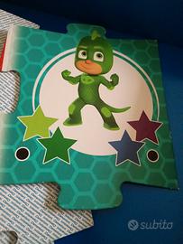 PUZZLE GIGANTE 24 PEZZI DEI PJMASK DI  CLEMENTONI