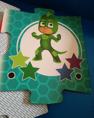 PUZZLE GIGANTE 24 PEZZI DEI PJMASK DI  CLEMENTONI