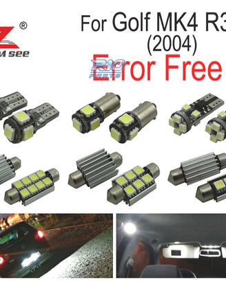 KIT 16 LAMPADE LED INTERNE PER VOLKSWAGEN VW VOLKS