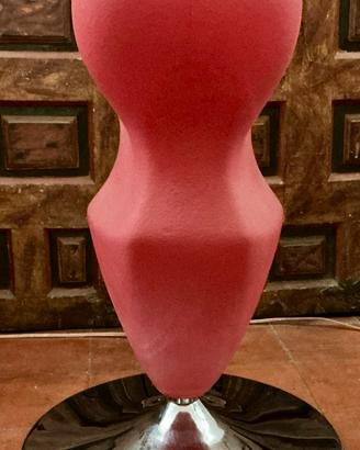 Sgabello girevole base cromata