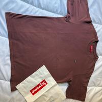 Supreme Small Box Tee (FW23) Prugna maglia t shirt