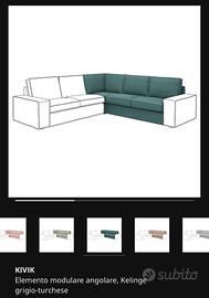 Divano Ikea Kivik Elemento Modulare Angolare