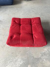 Pouf arredamento Rosso