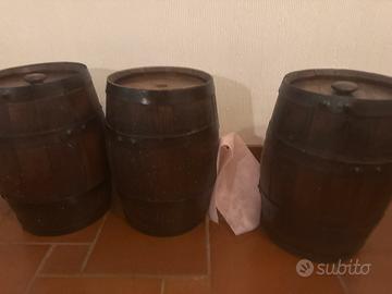 3 botti in rovere vintage - arredo rustico