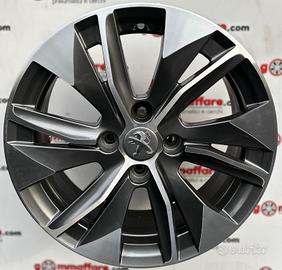 4 Cerchi da 16' in Lega - Peugeot - 2008 New - 982