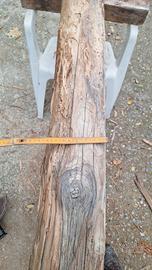 travi antiche in legno di castagno