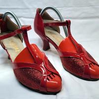 Scarpe con Tacco Rosse