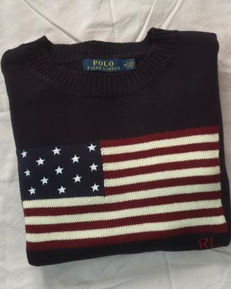 L’iconica maglia con bandiera ( Blu navy )