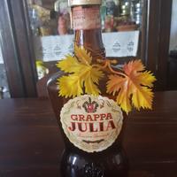 BOTTIGLIA GRAPPA JULIA ANNI 80 ORIGINALE 