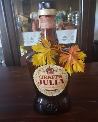 BOTTIGLIA GRAPPA JULIA ANNI 80 ORIGINALE 