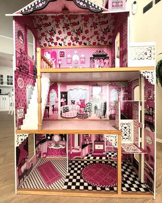 casa in legno per le bambole