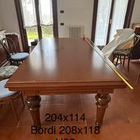 Bigliardo che diventa tavolo