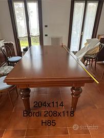 Bigliardo che diventa tavolo