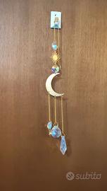 Acchiappasole Cristallo e Grande Luna Boho