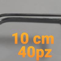 Ganci per espositori lunghezza 10cm (40pz)