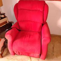Poltrona reclinabile elettrica con telecomando