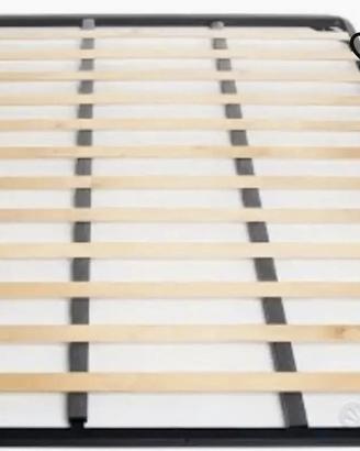 Rete matrimoniale a doghe per letto contenitore 