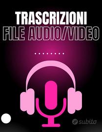 Dattilografo per trascrizioni files