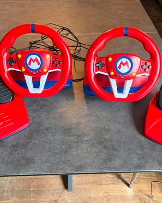 Coppia Volanti mario kart nintento switch