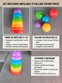 Set Gioco Impilabile 2in1 Fisher-Price