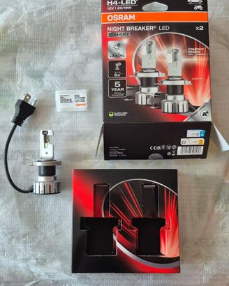 LED H4 OSRAM OMOLOGATA moto (Leggere descrizione)