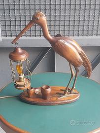 lampada airone  di Aldo Tura 