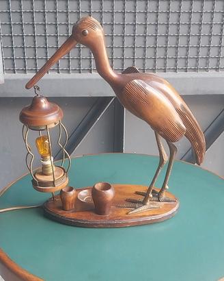 lampada airone  di Aldo Tura 