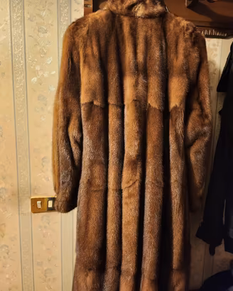 pelliccia visone lunga  100% originale 