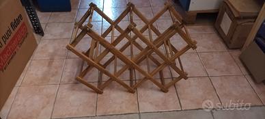 porta bottiglie legno