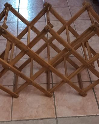 porta bottiglie legno