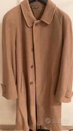 cappotto Trench  Invernale uomo cammello Cashmere