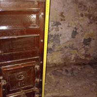 Stufa a legna in ghisa smaltata