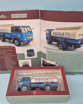 Fiat 682 N2 1955 scala 1:43 truck cisterna aquila