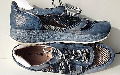 Sneakers ELCHE in pelle con inserti in mesh  40