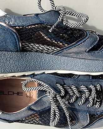 Sneakers ELCHE in pelle con inserti in mesh  40