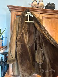 Montone vintage Shearling vera pelle made in Italy