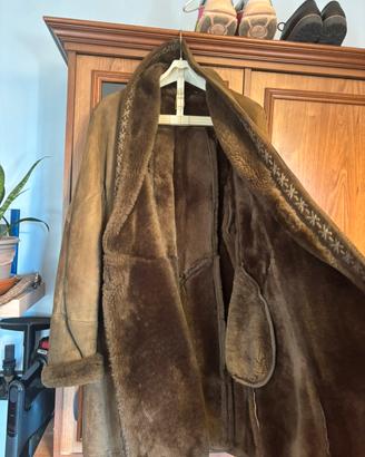 Montone vintage Shearling vera pelle made in Italy