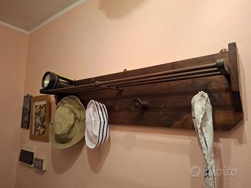 appendiabiti stile rustico