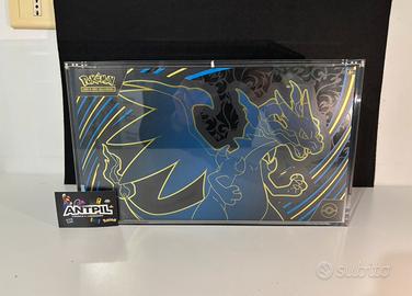 Case teche in acrilico per upc charizard fiamme