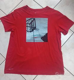 Tshirt Uomo Nike Dry Fit Rossa Tg. L
