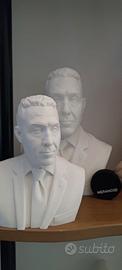 Busto Generale Roberto Vannacci bianco MERANO3D