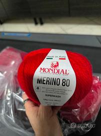 merino 80 Mondial rosso