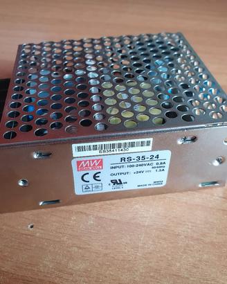Alimentatore switching Mean Well RS-35-24